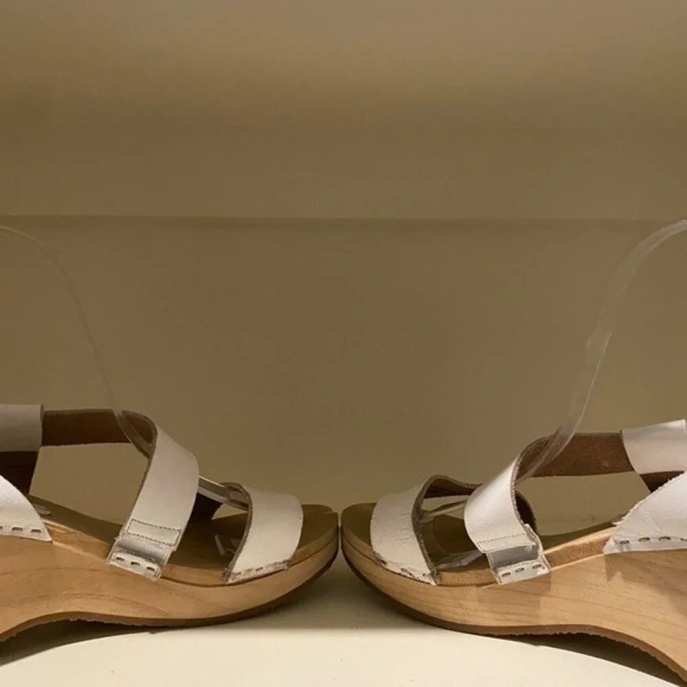Free People white clog sandals size 40 - Picture 8 of 9